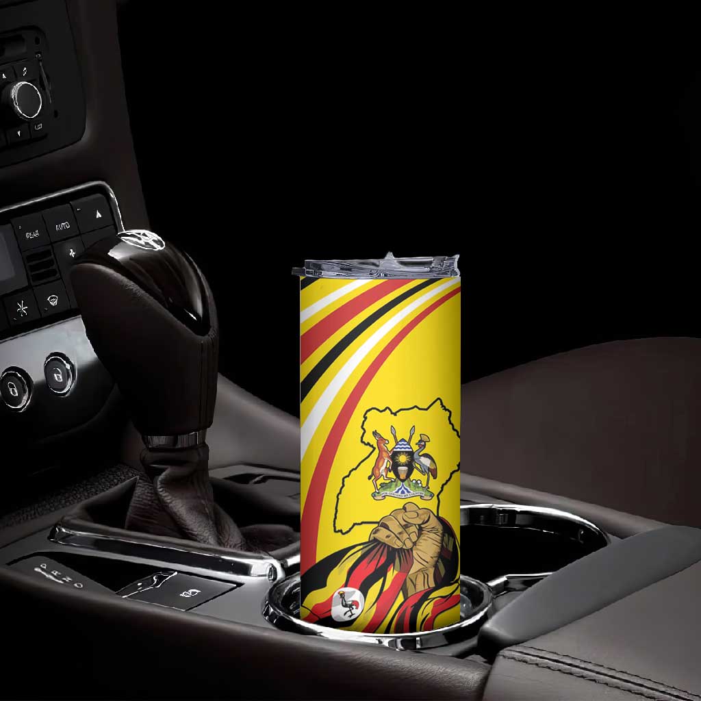 Jamhuri ya Uganda Skinny Tumbler Happy Independence Day - African Pride