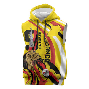 Jamhuri ya Uganda Sleeveless Hoodie Happy Independence Day - African Pride