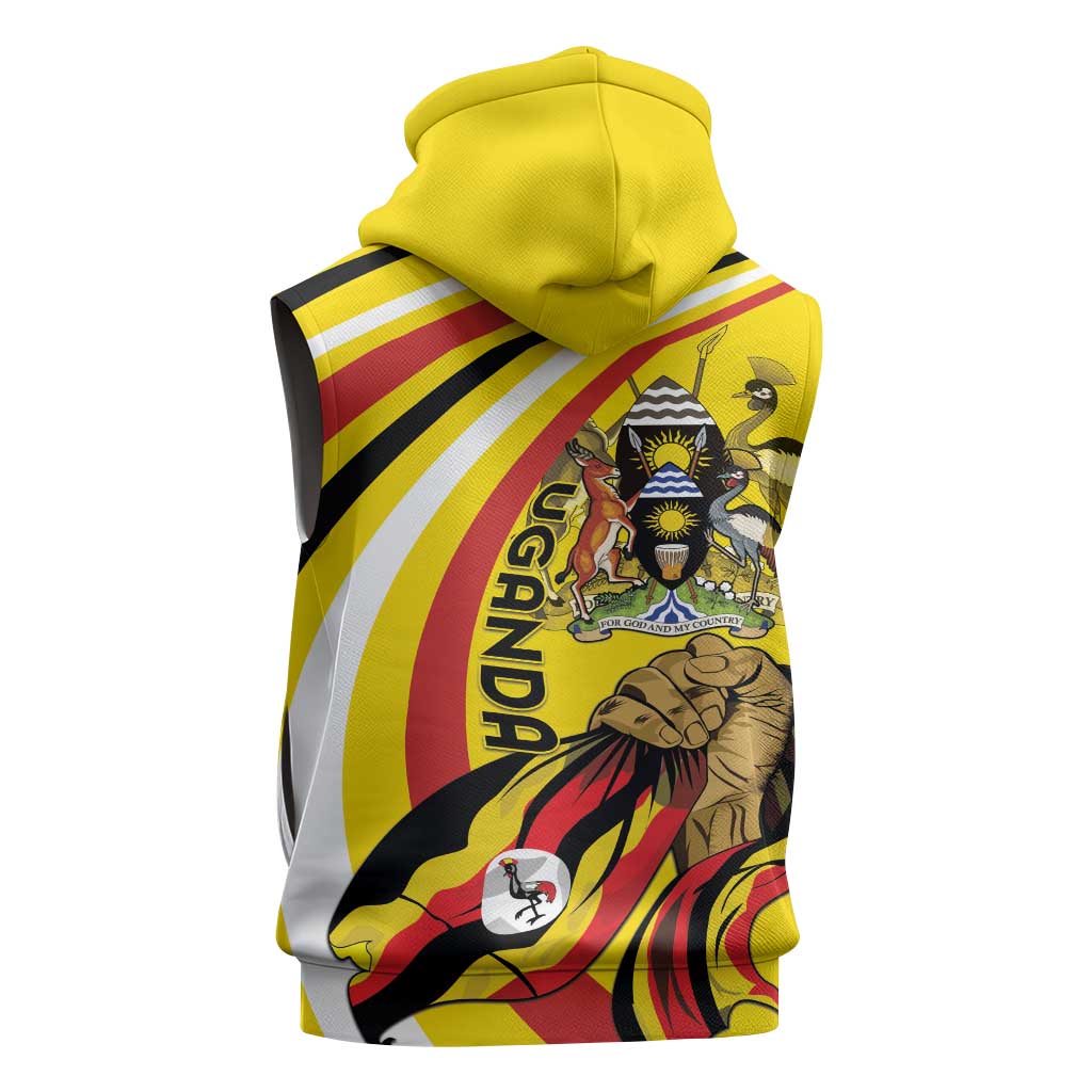 Jamhuri ya Uganda Sleeveless Hoodie Happy Independence Day - African Pride