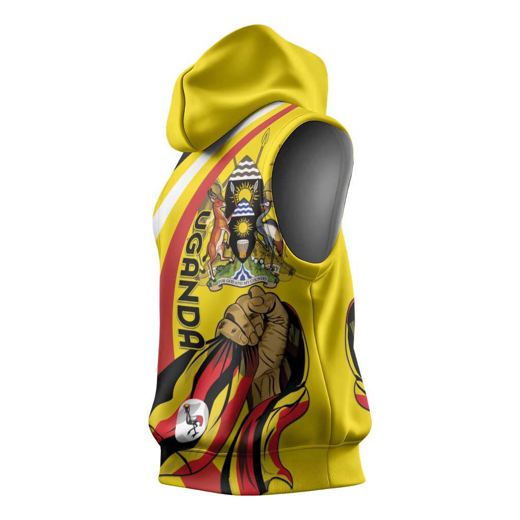 Jamhuri ya Uganda Sleeveless Hoodie Happy Independence Day - African Pride