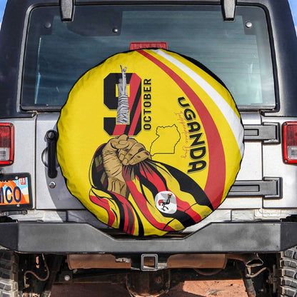 Jamhuri ya Uganda Spare Tire Cover Happy Independence Day - African Pride