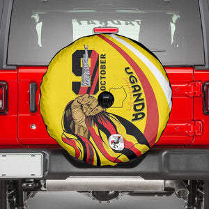 Jamhuri ya Uganda Spare Tire Cover Happy Independence Day - African Pride