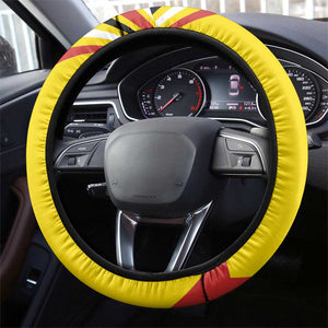 Jamhuri ya Uganda Steering Wheel Cover Happy Independence Day - African Pride