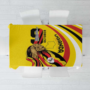 Jamhuri ya Uganda Tablecloth Happy Independence Day - African Pride