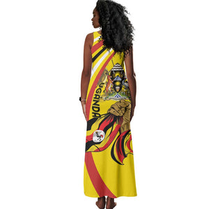 Jamhuri ya Uganda Tank Maxi Dress Happy Independence Day - African Pride