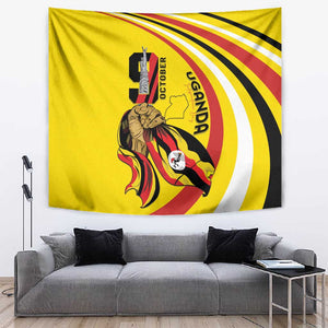 Jamhuri ya Uganda Tapestry Happy Independence Day - African Pride