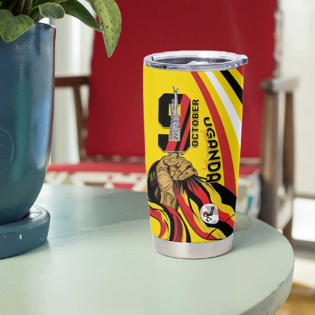 Jamhuri ya Uganda Tumbler Cup Happy Independence Day - African Pride