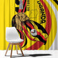Jamhuri ya Uganda Window Curtain Happy Independence Day - African Pride