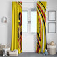 Jamhuri ya Uganda Window Curtain Happy Independence Day - African Pride