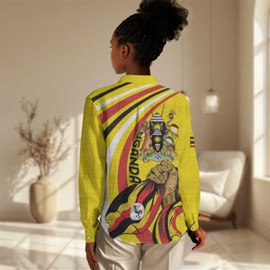 Jamhuri ya Uganda Women Casual Shirt Happy Independence Day - African Pride