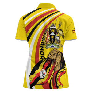 Jamhuri ya Uganda Women Polo Shirt Happy Independence Day - African Pride