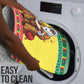 Senegal Christmas Bathroom Set Black Santa Playing Djembe Drum