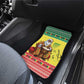 Afro Chirstmas in Senegal Car Mats Black Santa Playing Djembe Drum - African Pride