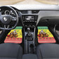 Afro Chirstmas in Senegal Car Mats Black Santa Playing Djembe Drum - African Pride