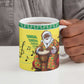 Senegal Christmas Ceramic Mug Black Santa Playing Djembe Drum