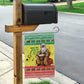 Afro Chirstmas in Senegal Garden Flag Black Santa Playing Djembe Drum - African Pride