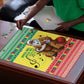 Senegal Christmas Puzzle Black Santa Playing Djembe Drum