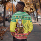 Afro Chirstmas in Senegal Sweatshirt Black Santa Playing Djembe Drum - African Pride