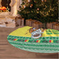 Afro Chirstmas in Senegal Tree Skirt Black Santa Playing Djembe Drum - African Pride