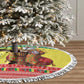 Afro Chirstmas in Senegal Tree Skirt Black Santa Playing Djembe Drum - African Pride