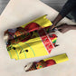 Senegal Christmas Umbrella Black Santa Playing Djembe Drum