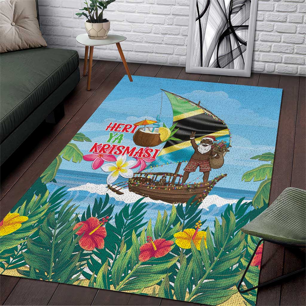 Afro Chirstmas in Tanzania Area Rug Heri ya Krismasi - African Pride