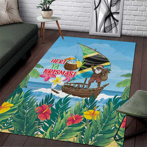 Afro Chirstmas in Tanzania Area Rug Heri ya Krismasi - African Pride