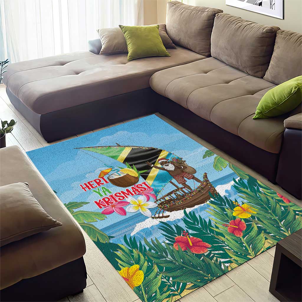 Afro Chirstmas in Tanzania Area Rug Heri ya Krismasi - African Pride
