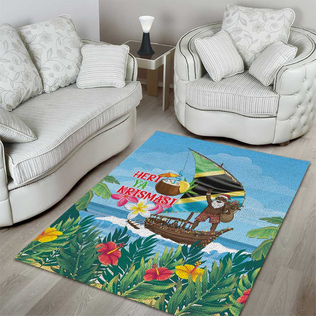 Afro Chirstmas in Tanzania Area Rug Heri ya Krismasi - African Pride