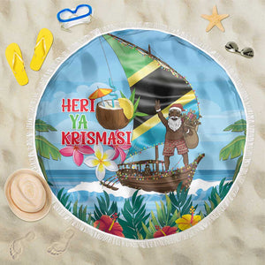 Afro Chirstmas in Tanzania Beach Blanket Heri ya Krismasi - African Pride