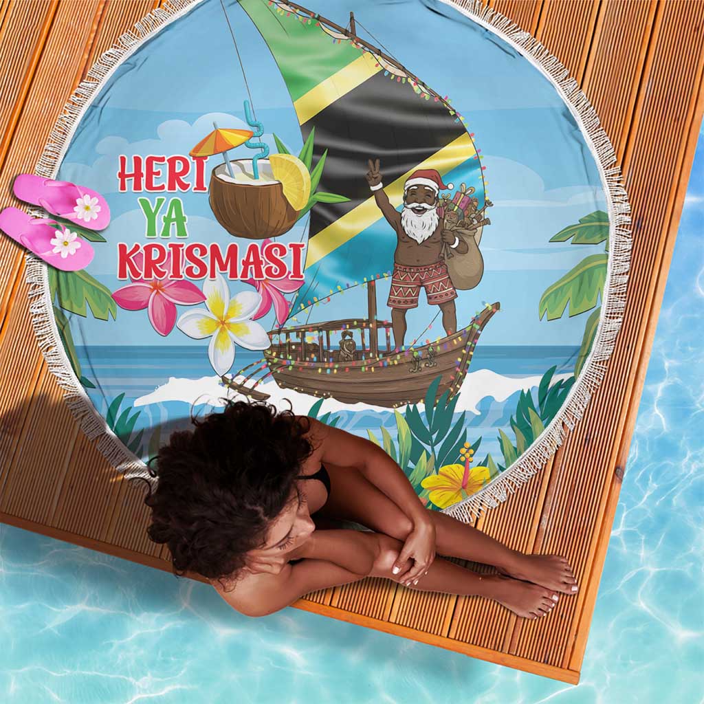 Afro Chirstmas in Tanzania Beach Blanket Heri ya Krismasi - African Pride