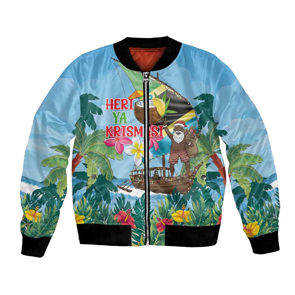 Afro Chirstmas in Tanzania Bomber Jacket Heri ya Krismasi - African Pride
