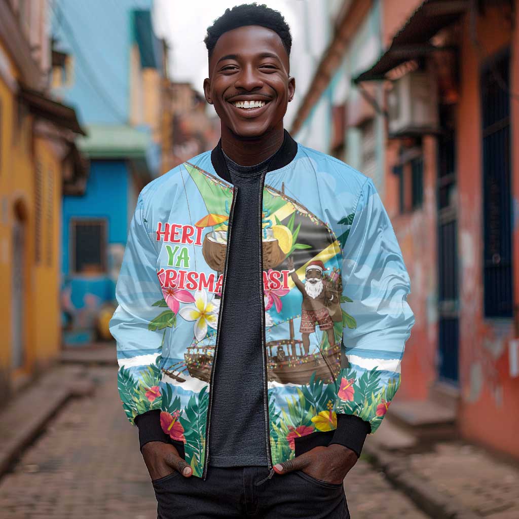 Afro Chirstmas in Tanzania Bomber Jacket Heri ya Krismasi - African Pride