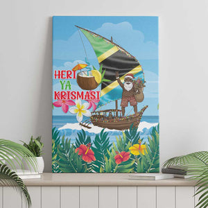 Afro Chirstmas in Tanzania Canvas Wall Art Heri ya Krismasi - African Pride