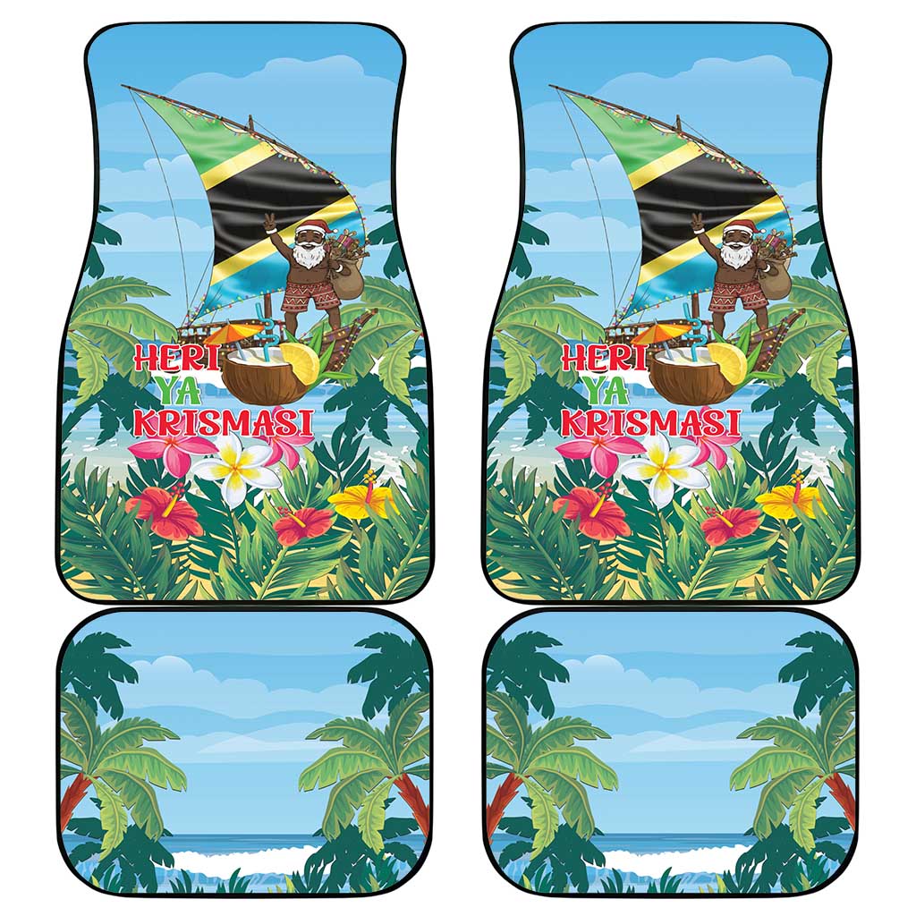 Afro Chirstmas in Tanzania Car Mats Heri ya Krismasi - African Pride