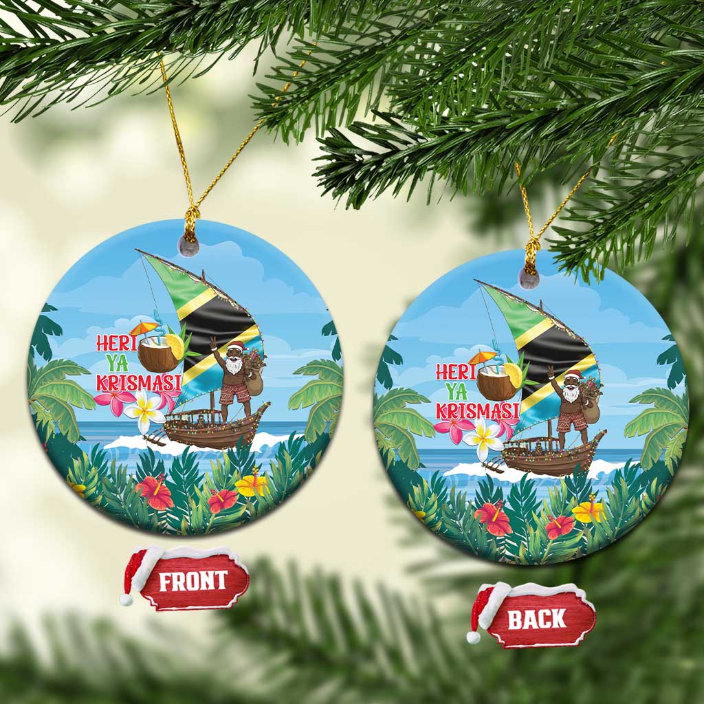 Afro Chirstmas in Tanzania Ceramic Ornament Heri ya Krismasi - African Pride