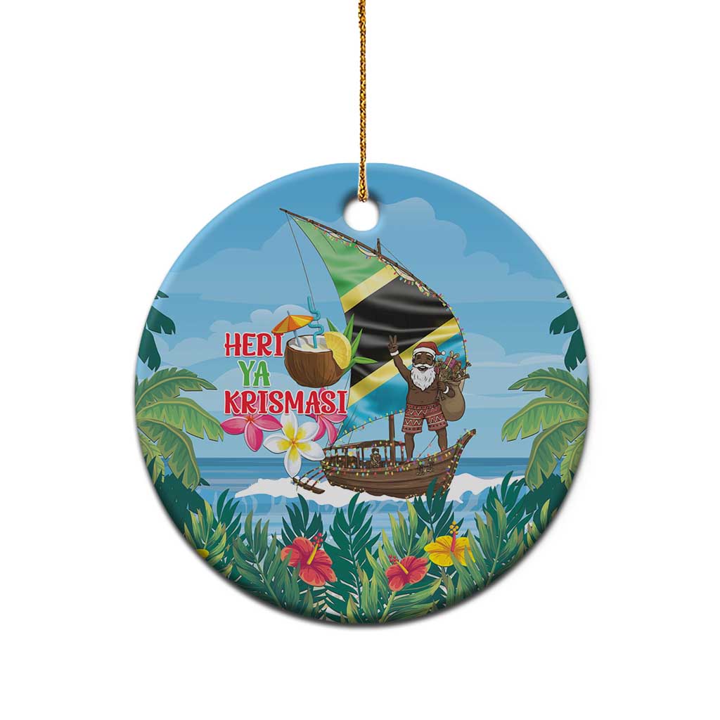 Afro Chirstmas in Tanzania Ceramic Ornament Heri ya Krismasi - African Pride