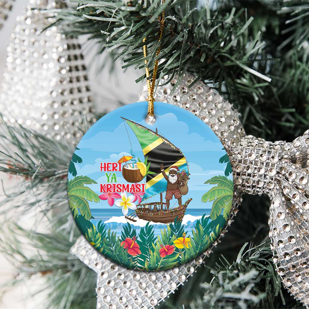 Afro Chirstmas in Tanzania Ceramic Ornament Heri ya Krismasi - African Pride