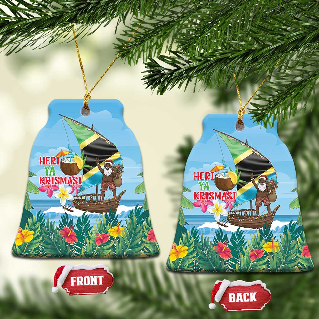 Afro Chirstmas in Tanzania Ceramic Ornament Heri ya Krismasi - African Pride
