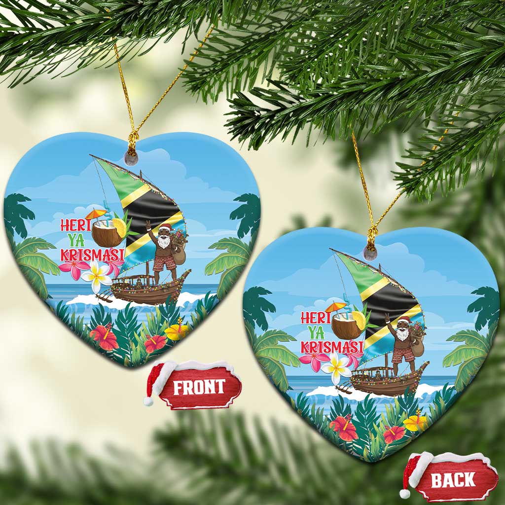 Afro Chirstmas in Tanzania Ceramic Ornament Heri ya Krismasi - African Pride