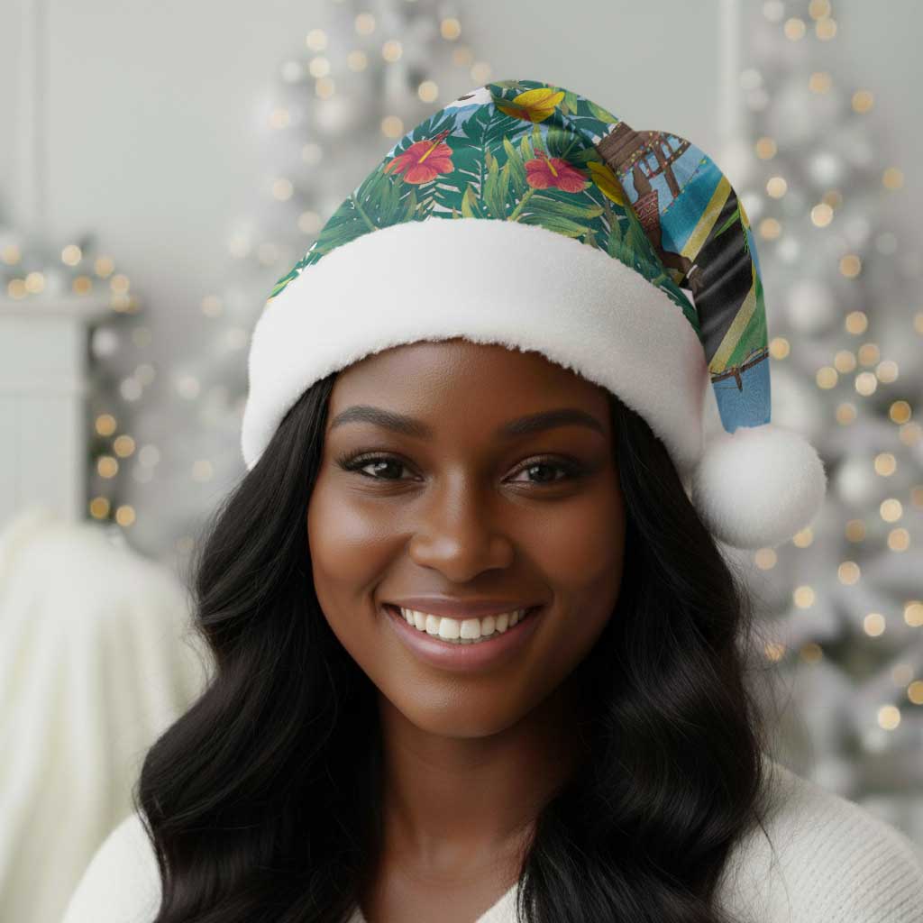Afro Chirstmas in Tanzania Christmas Santa Hat Heri ya Krismasi - African Pride