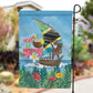 Afro Chirstmas in Tanzania Garden Flag Heri ya Krismasi - African Pride