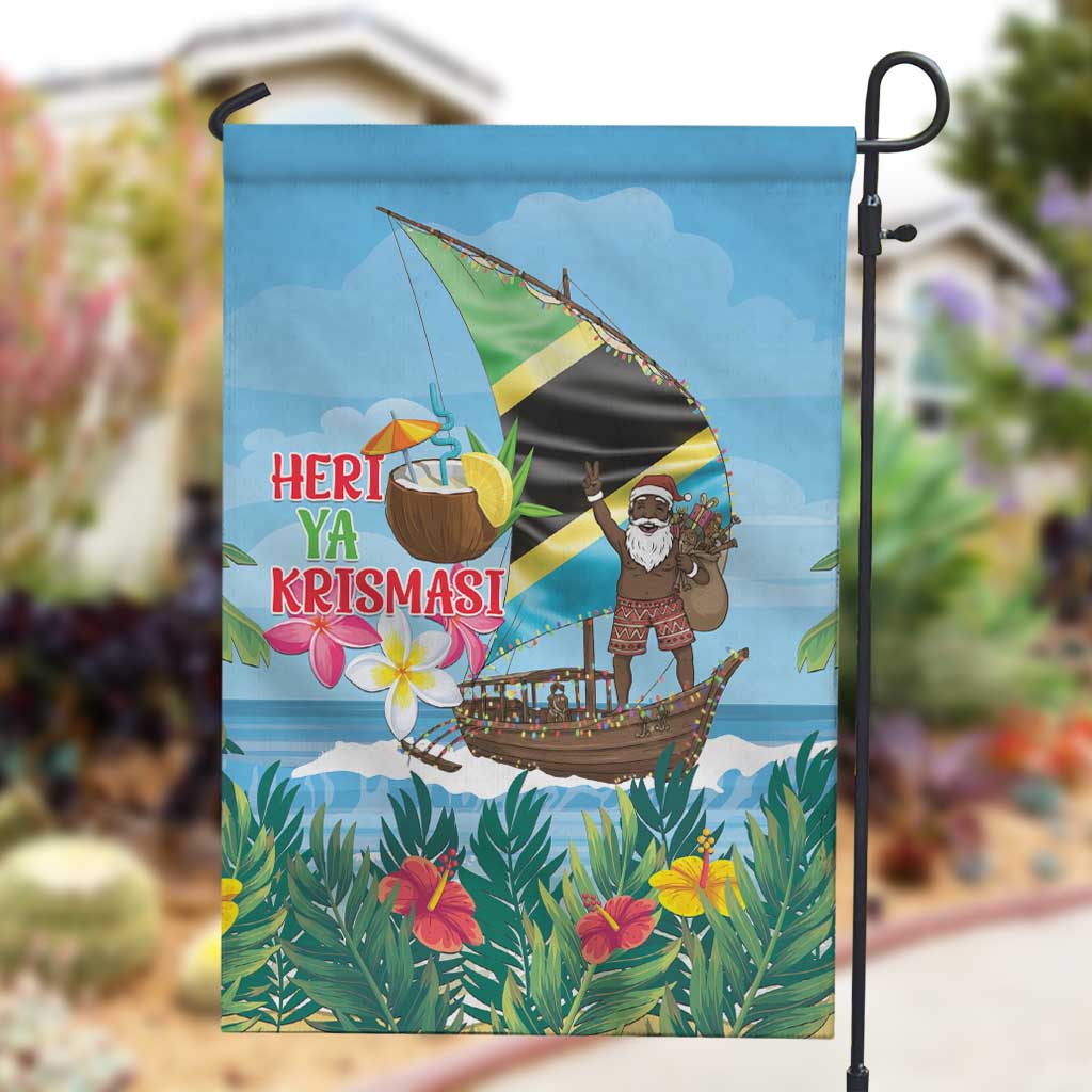 Afro Chirstmas in Tanzania Garden Flag Heri ya Krismasi - African Pride