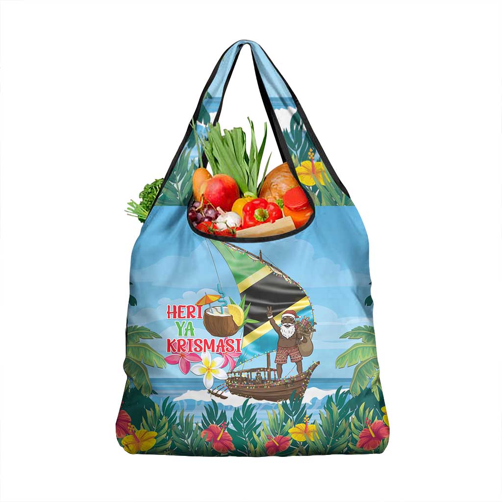 Afro Chirstmas in Tanzania Grocery Bag Heri ya Krismasi - African Pride
