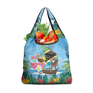 Afro Chirstmas in Tanzania Grocery Bag Heri ya Krismasi - African Pride