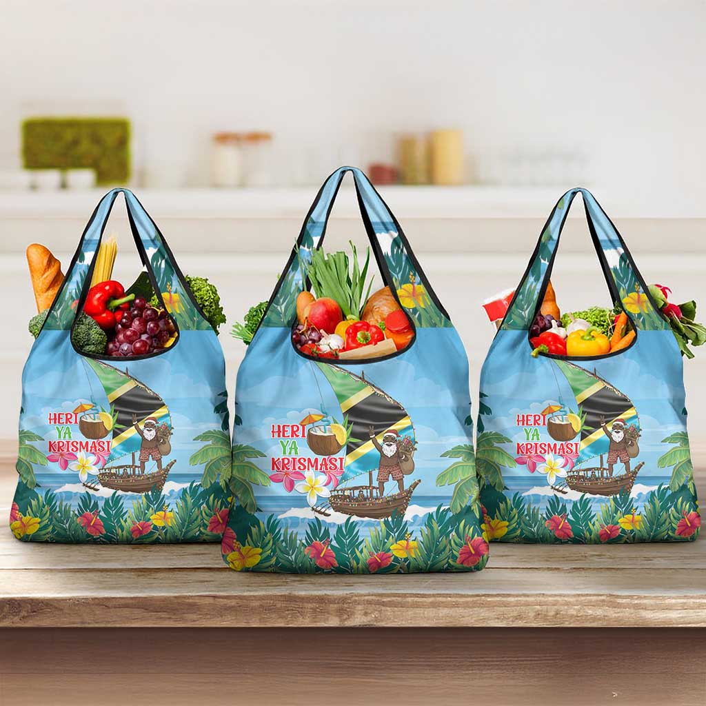 Afro Chirstmas in Tanzania Grocery Bag Heri ya Krismasi - African Pride