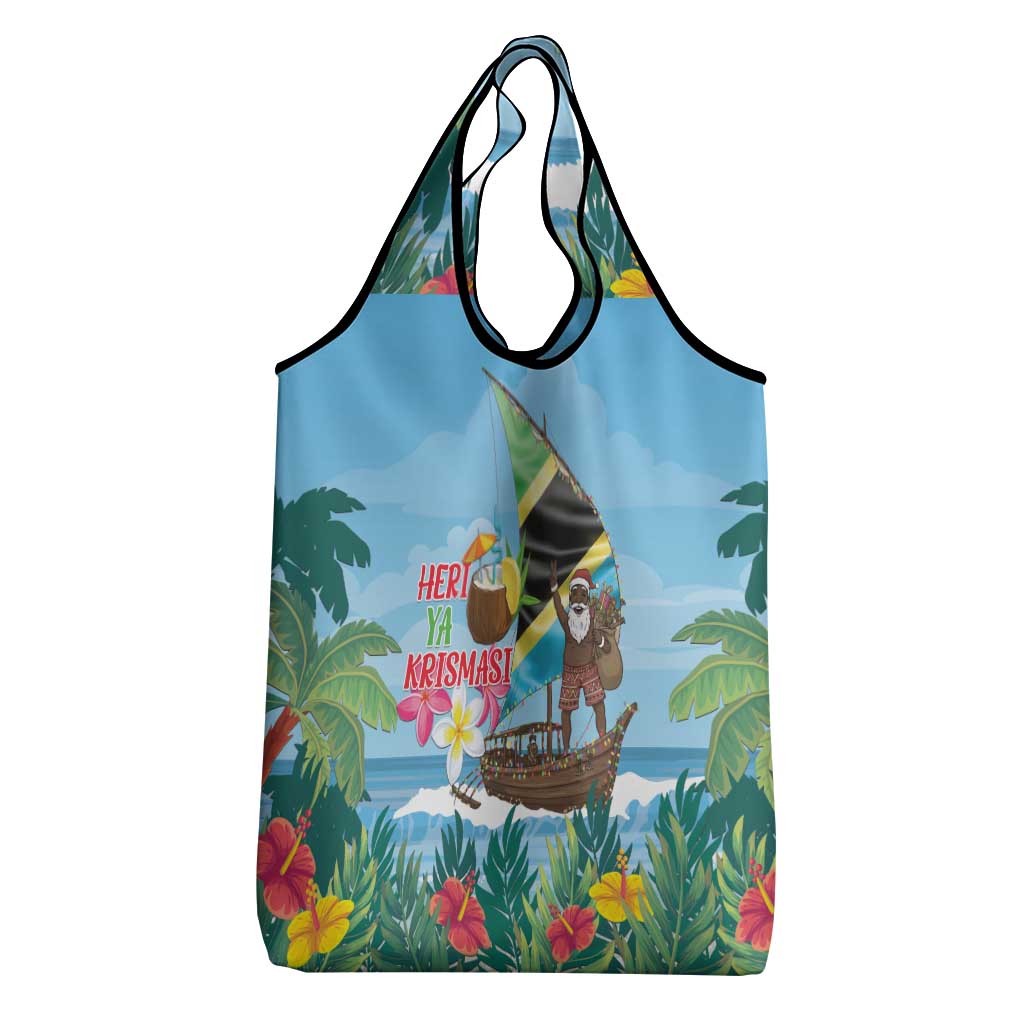 Afro Chirstmas in Tanzania Grocery Bag Heri ya Krismasi - African Pride