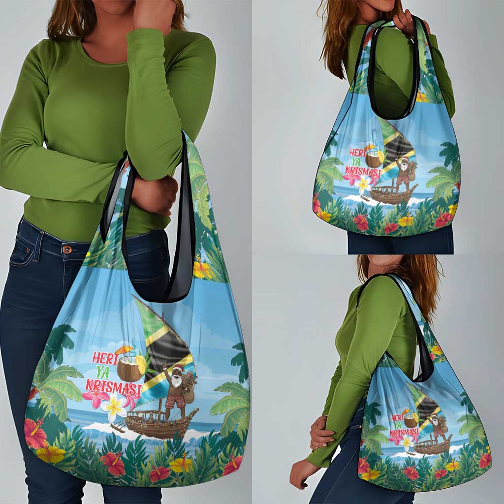 Afro Chirstmas in Tanzania Grocery Bag Heri ya Krismasi - African Pride