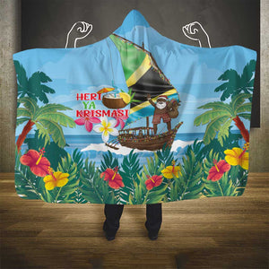 Afro Chirstmas in Tanzania Hooded Blanket Heri ya Krismasi - African Pride
