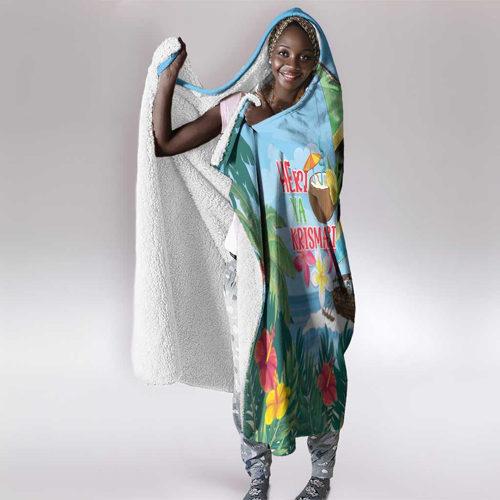 Afro Chirstmas in Tanzania Hooded Blanket Heri ya Krismasi - African Pride